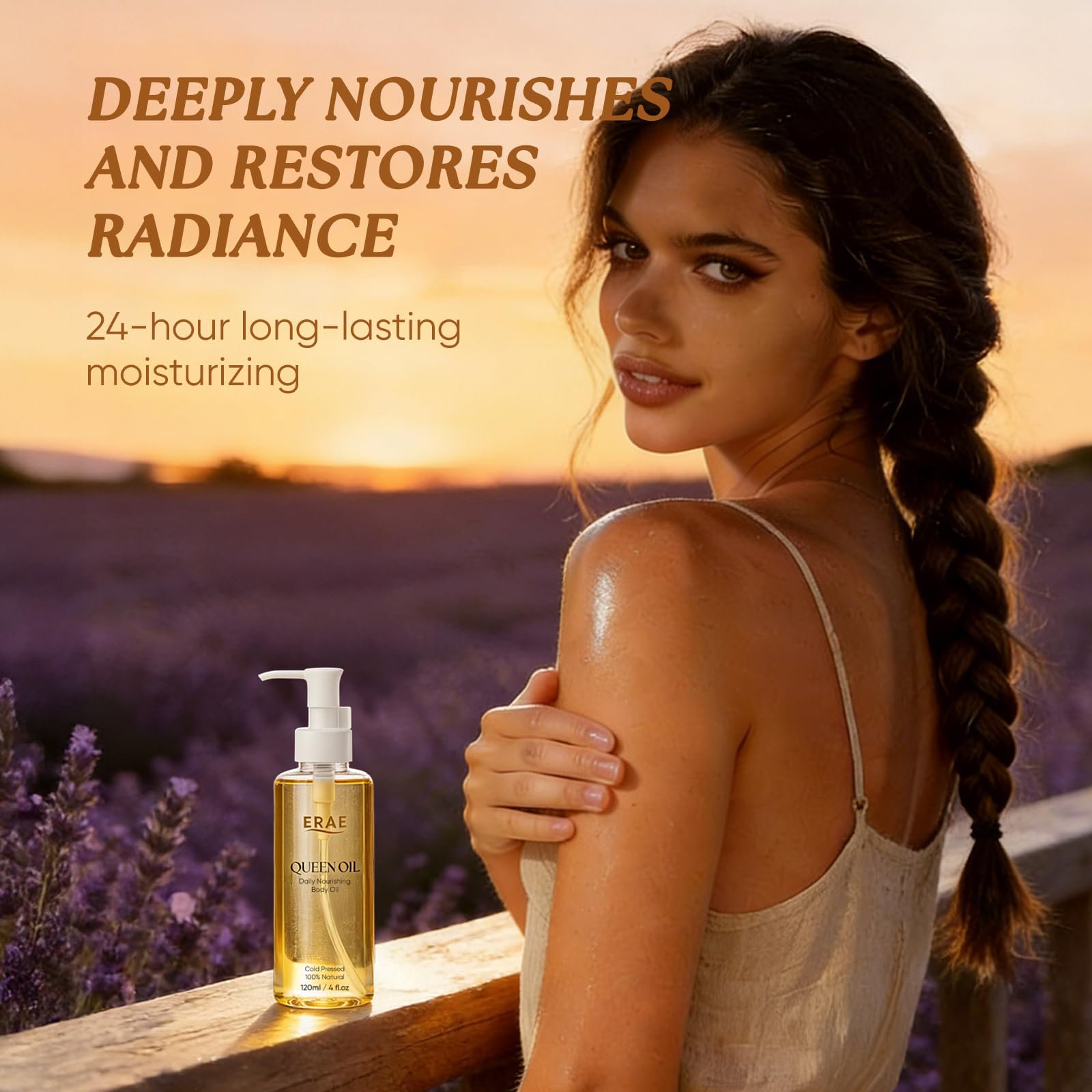 ERAE Queen Oil – emballage pratique et design élégant.