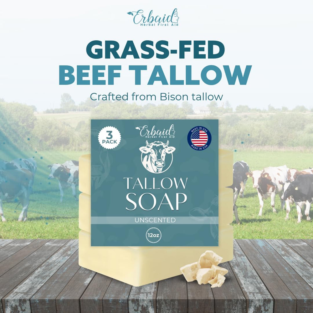 Savon Erbaid tallow boeuf etats-unis artisanal: fabrication artisanale.