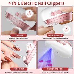 ERDFCV Clipper 3 vitesses, sélection facile pour différents types d ongles.