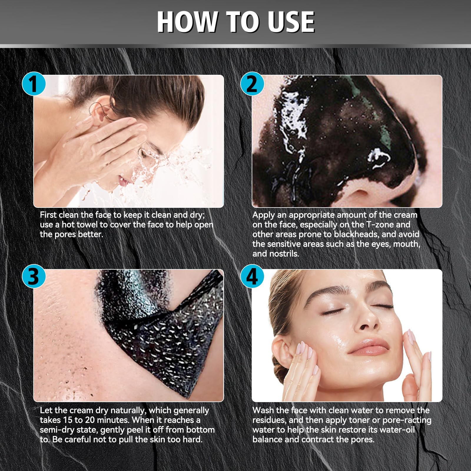 Erigathe Masque Charbon révèle une peau plus lumineuse après le peeling