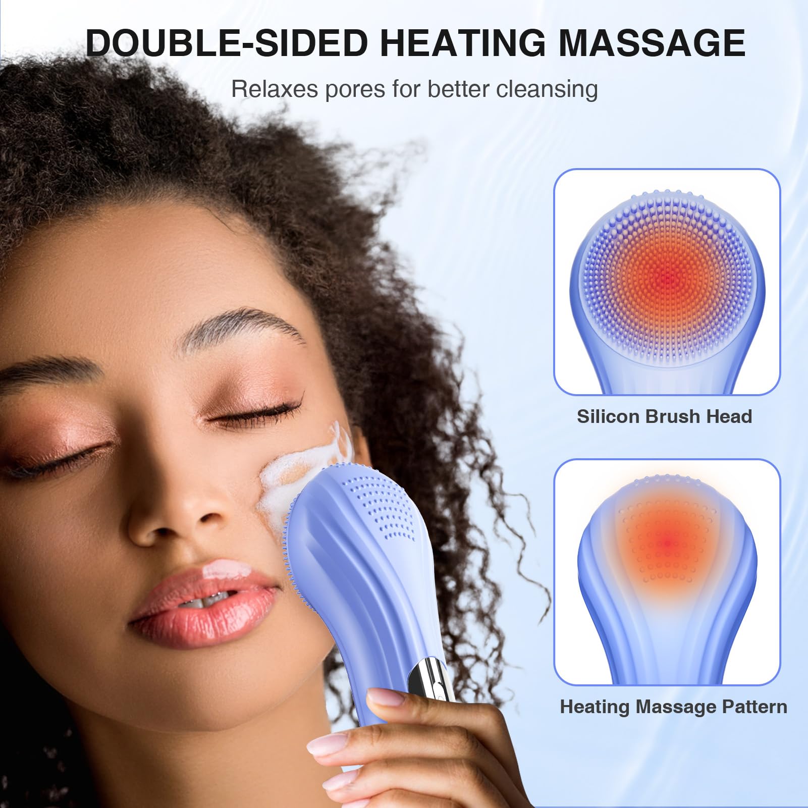 ERROWIN brosse visage charge magnétique pratique et sûre