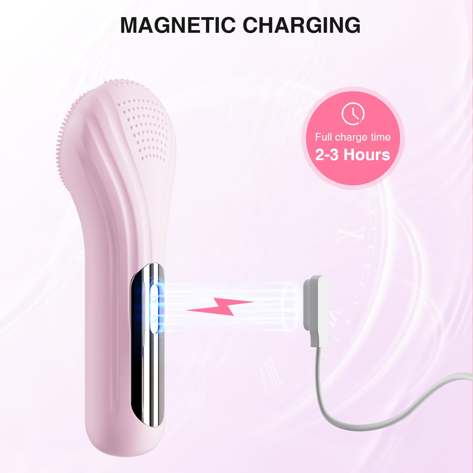 ERROWIN brosse-visage-silicone-ergonomique, prise en main confortable.