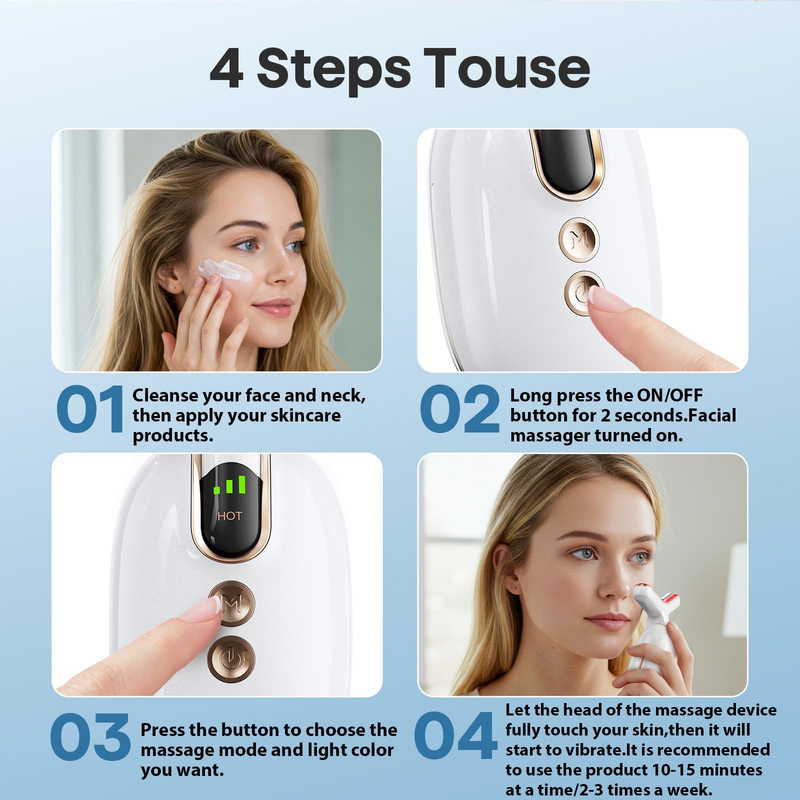 ERROWIN design visage ergonomique pour une prise en main naturelle.