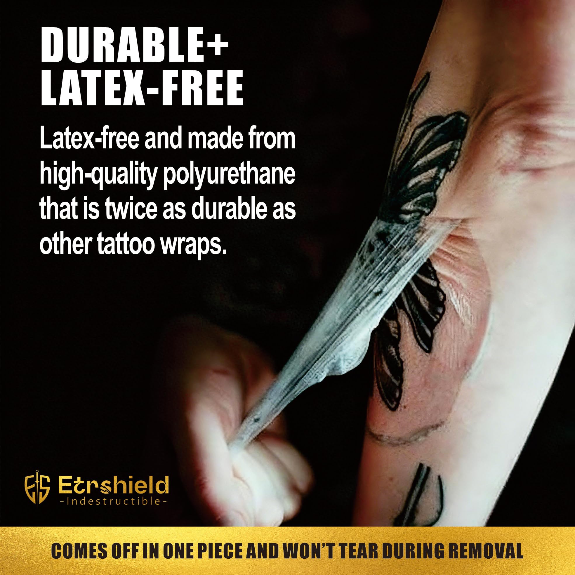 Film imperméable pour tatouage, protège contre eau et saleté