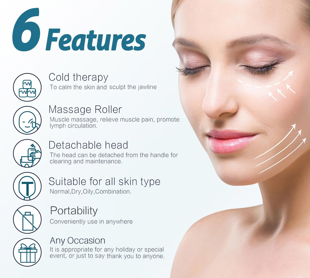 ESARORA Ice Roller pores: effet tenseur sur les pores et la peau.