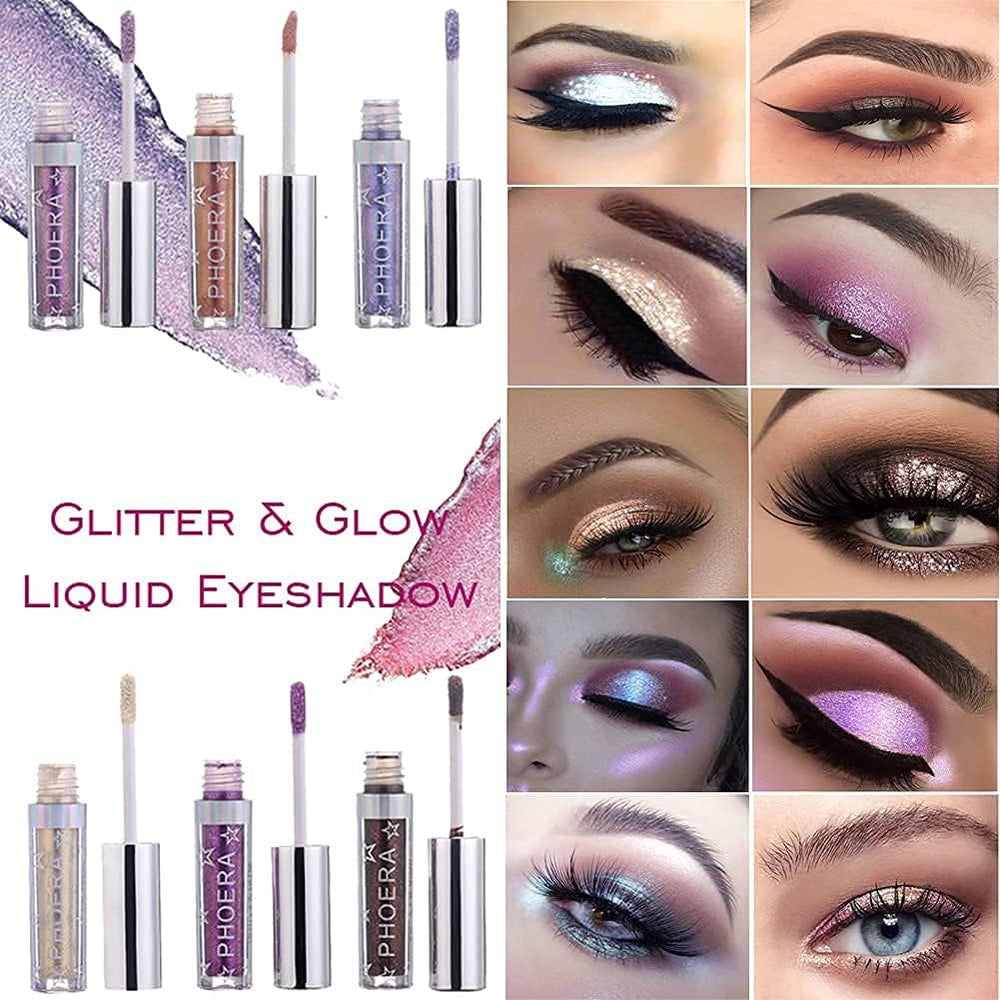 Palette Eschindler d'ombres yeux métalliques pour des looks variés.