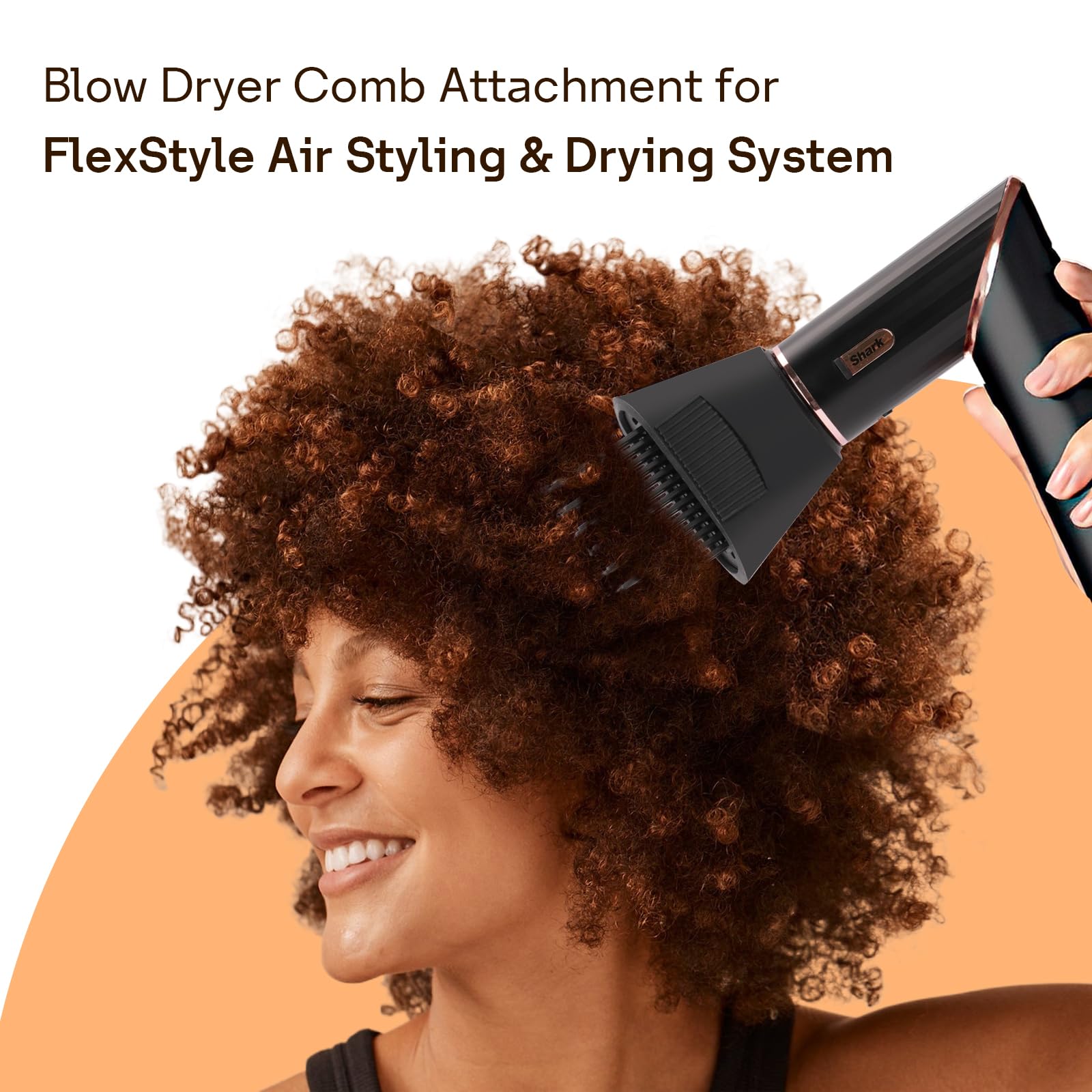 Esctabalt peigne à dents larges pour Shark FlexStyle – séchage rapide avec température maîtrisée.