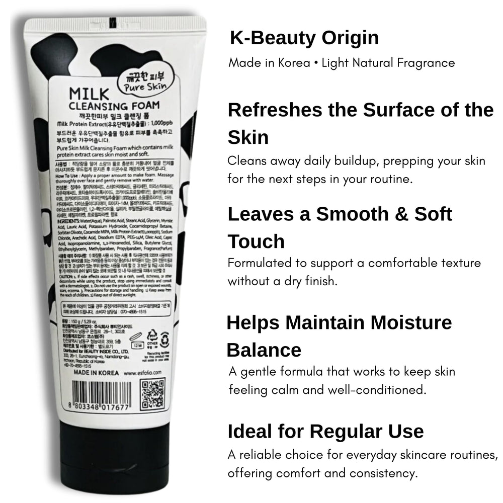 Esfolio formule K-beaute, soin quotidien efficace.