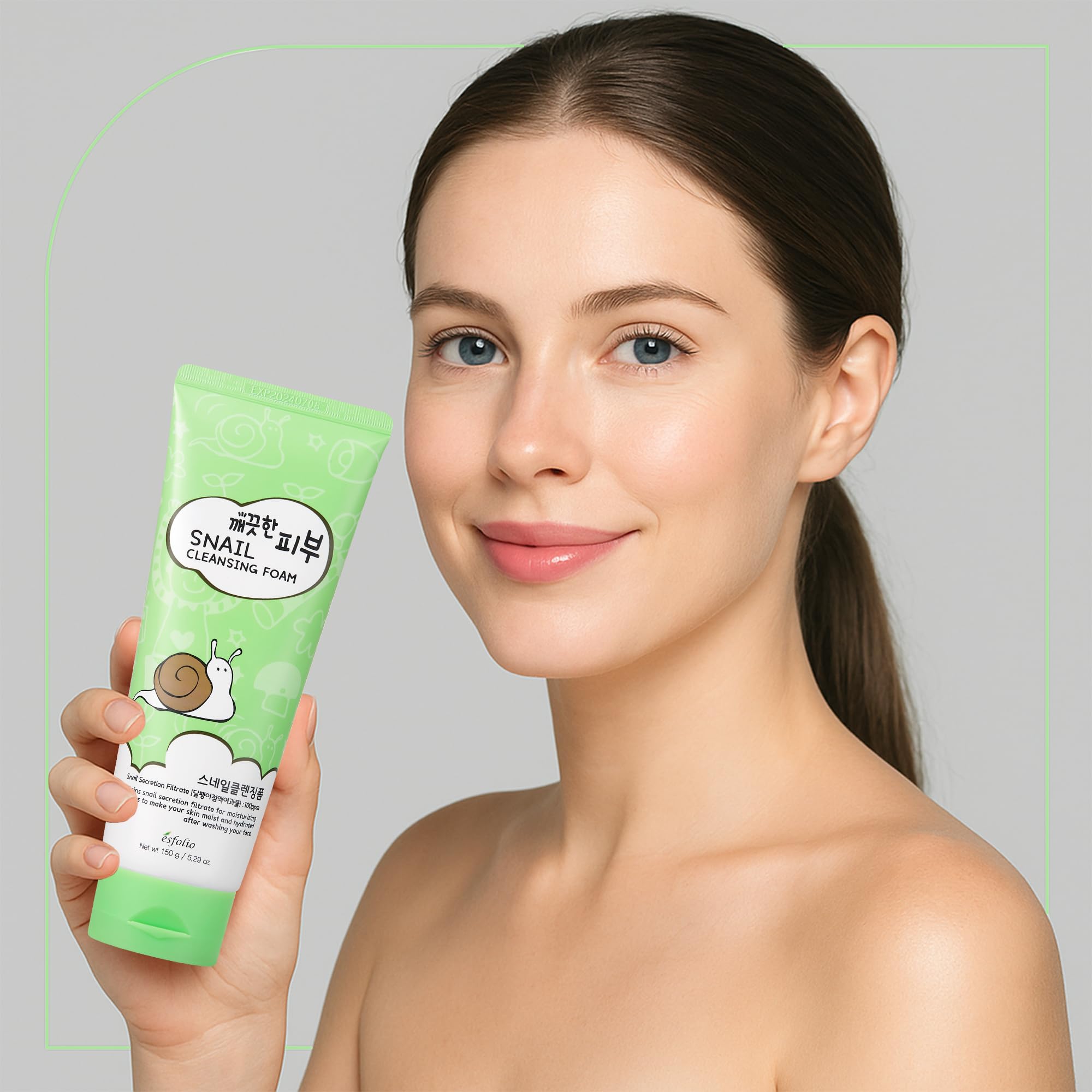 Esfolio lait mousse — soin quotidien pour le visage.