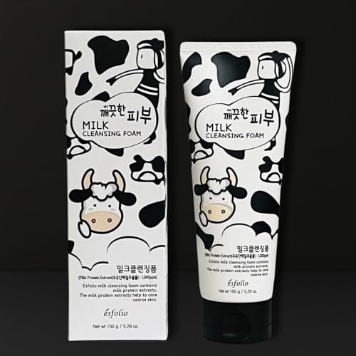 Esfolio mousse nettoyante texture crèmeuse, purification en douceur des pores.