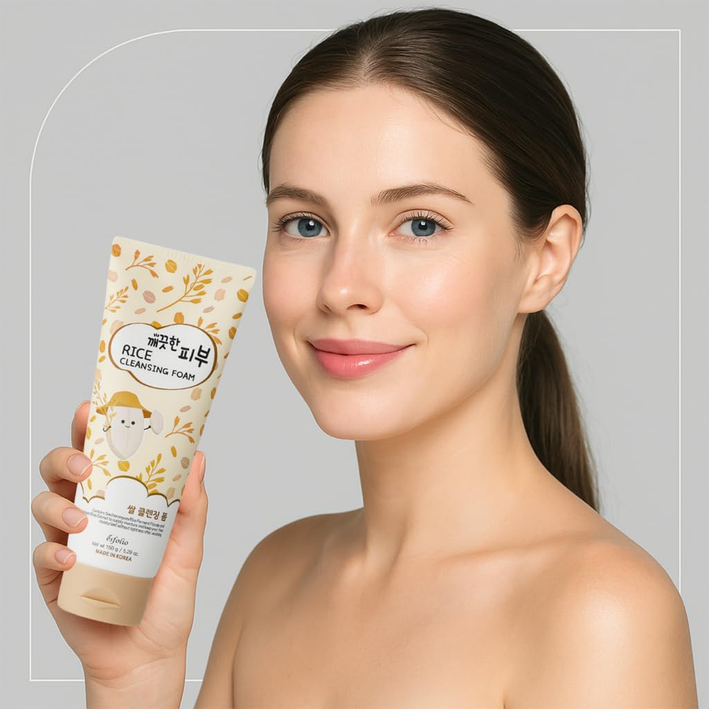 Esfolio Peau fraîche après nettoyage, sensation légère et hydratée.