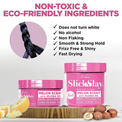 Esha Slick N Slay: formule hydratante qui nourrit sans dessécher les cheveux.
