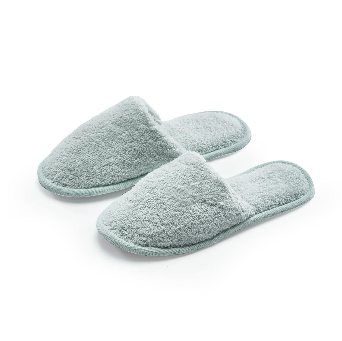 Chaussons ESKYMODE en coton pour femmes, couleur Seafoam, confort doux et séchage rapide.
