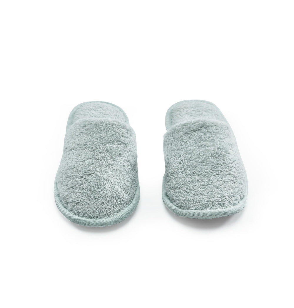 Chaussons d’intérieur ESKYMODE en coton Seafoam, idéal pour spa et maison.