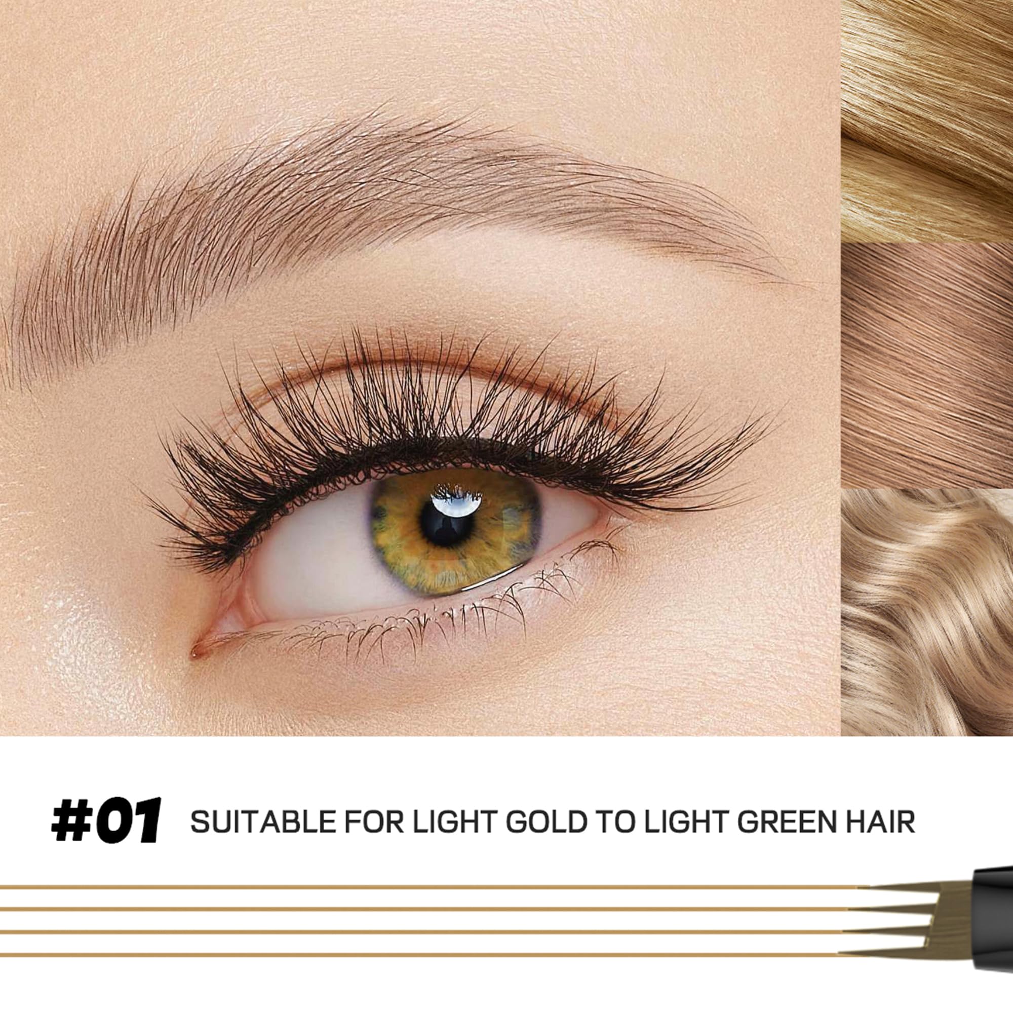 Espoce application en un trait pour des sourcils définis rapidement.