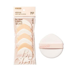 Espoir Be Glow Air Puff, forme goutte d'eau, application précise pour le teint.