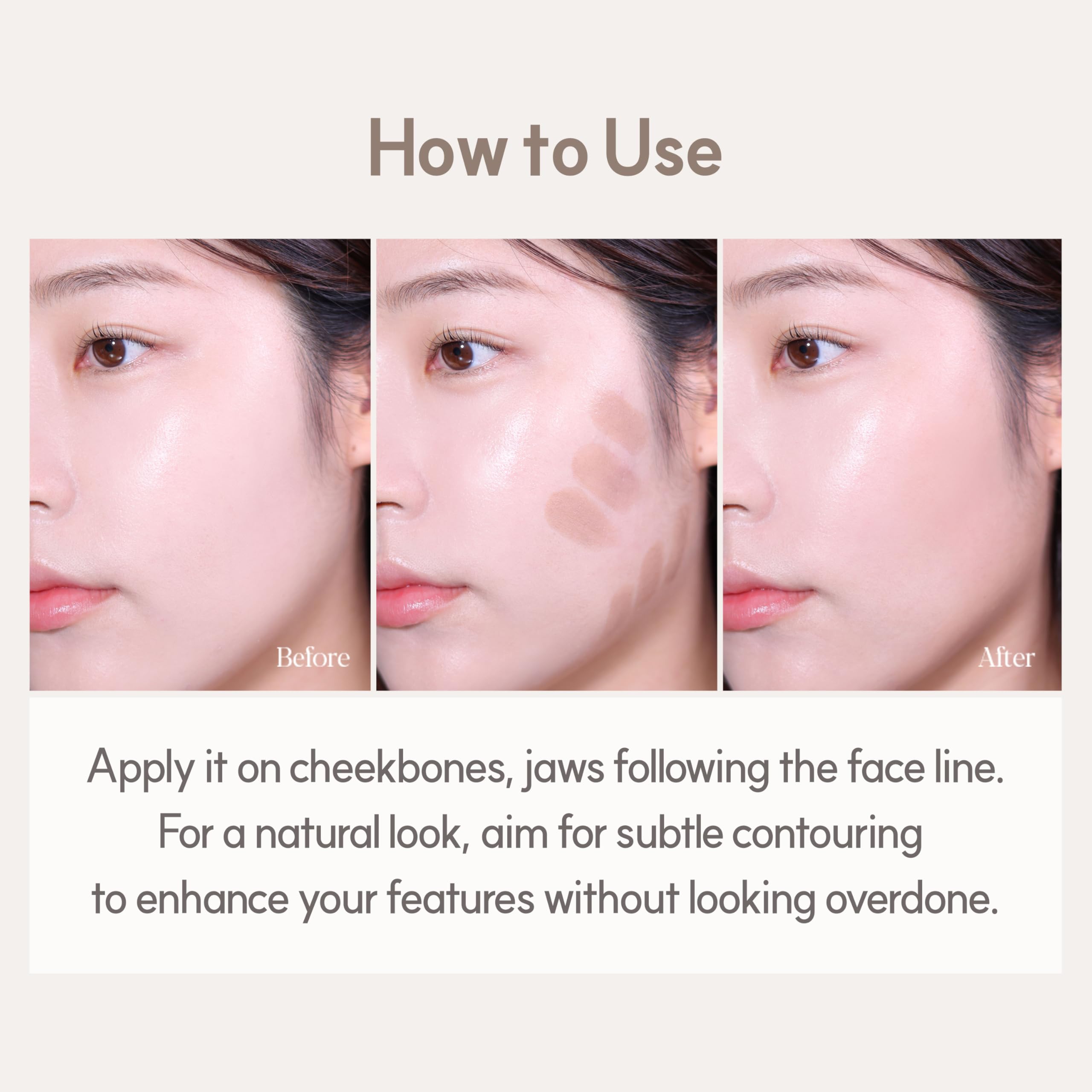 Espoir Be Glow Shading Stick Contour parfait pour maquillage quotidien naturel