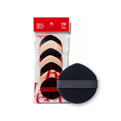 Espoir Be Velvet Air Puff, forme goutte d'eau, application précise et légère.