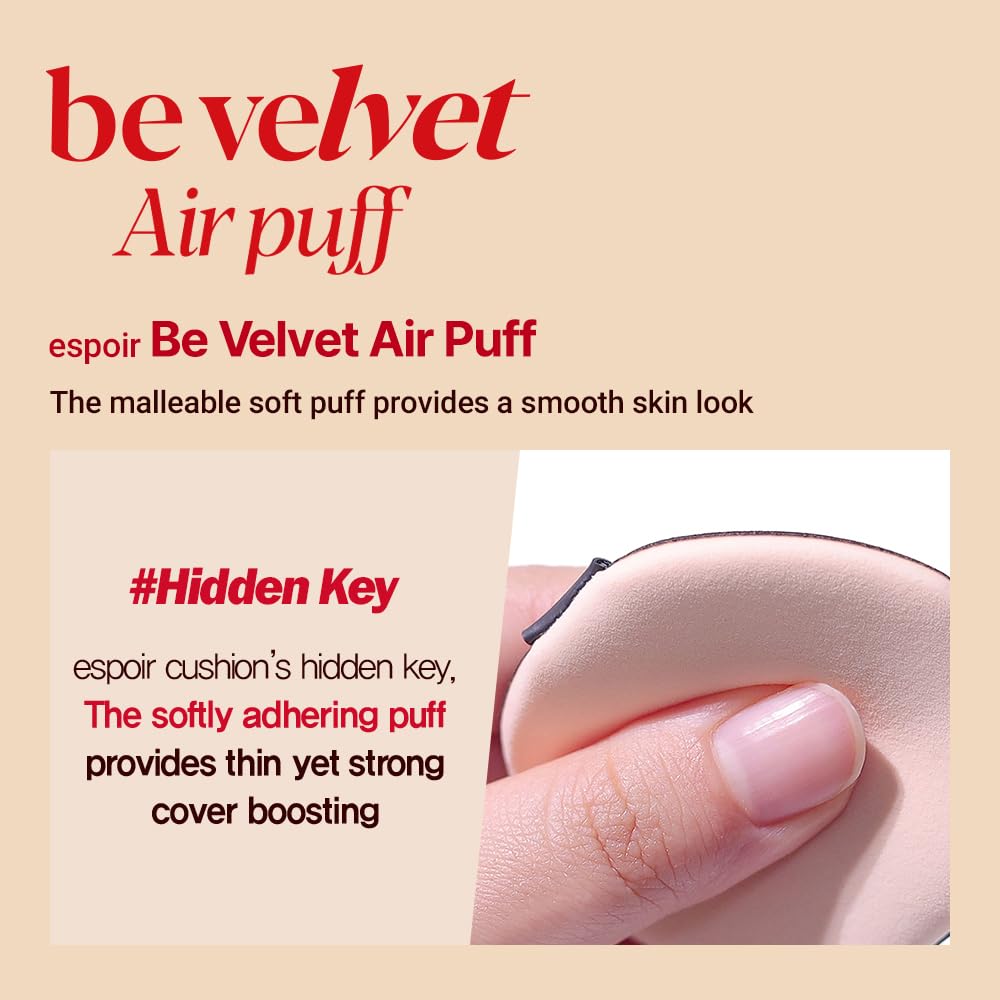 Espoir Be Velvet Air Puff, contour yeux, précision facilitée.