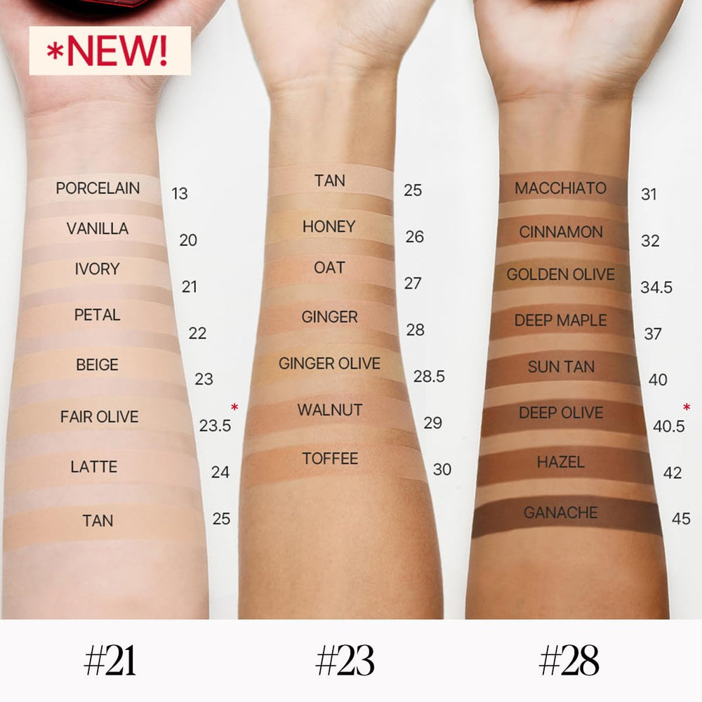 Espoir Be Velvet Cushion formule vegan: ingrédients propres et sans cruauté pour la peau.
