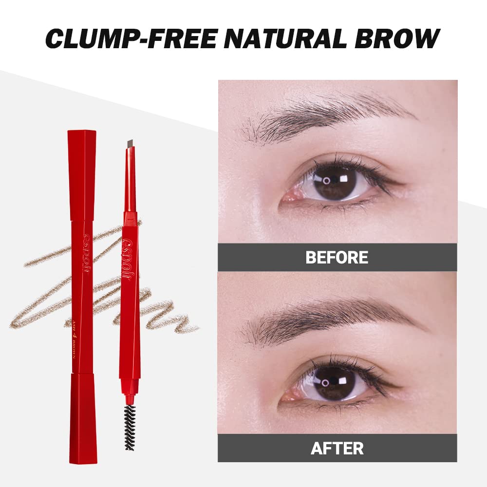 Espoir Crayon Sourcils Équilibre 4 Châtain Cendré, prise en main stable et ergonomique.