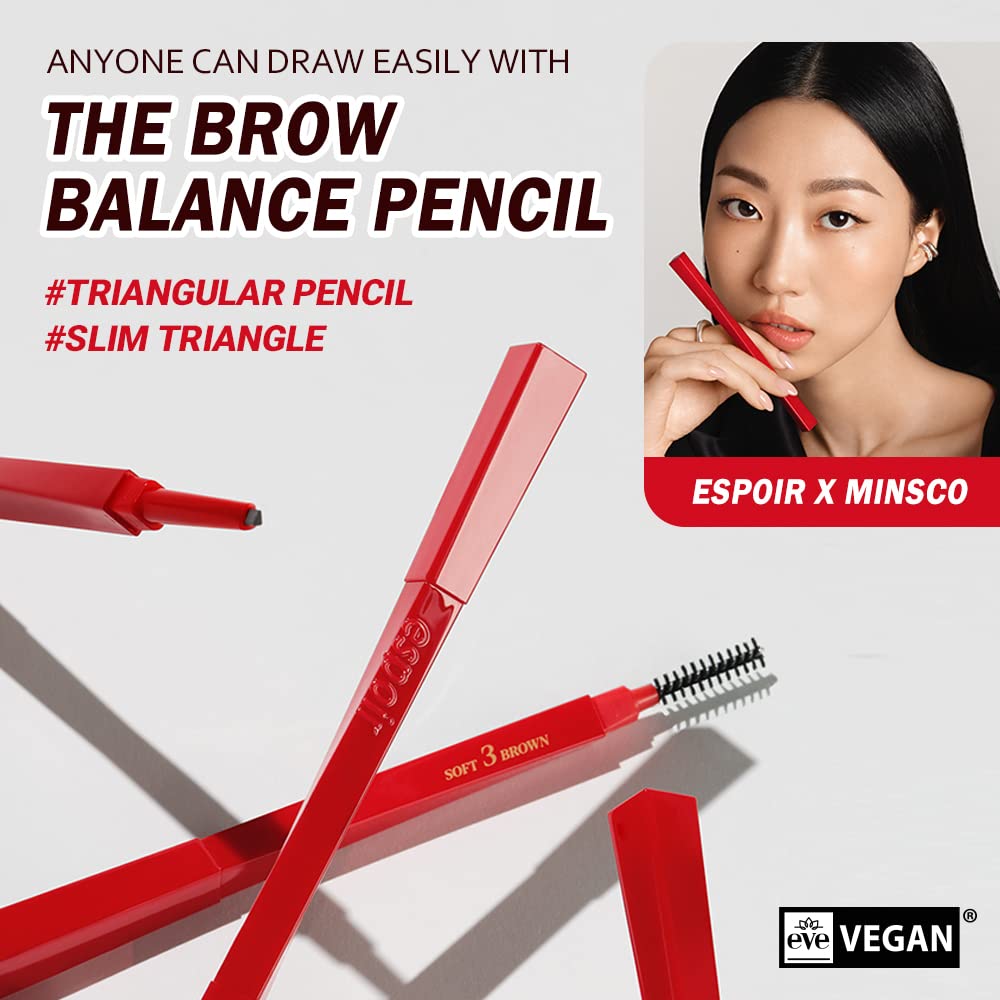 Espoir Crayon Sourcils Équilibre 4 Châtain Cendré, texture légère et naturelle.