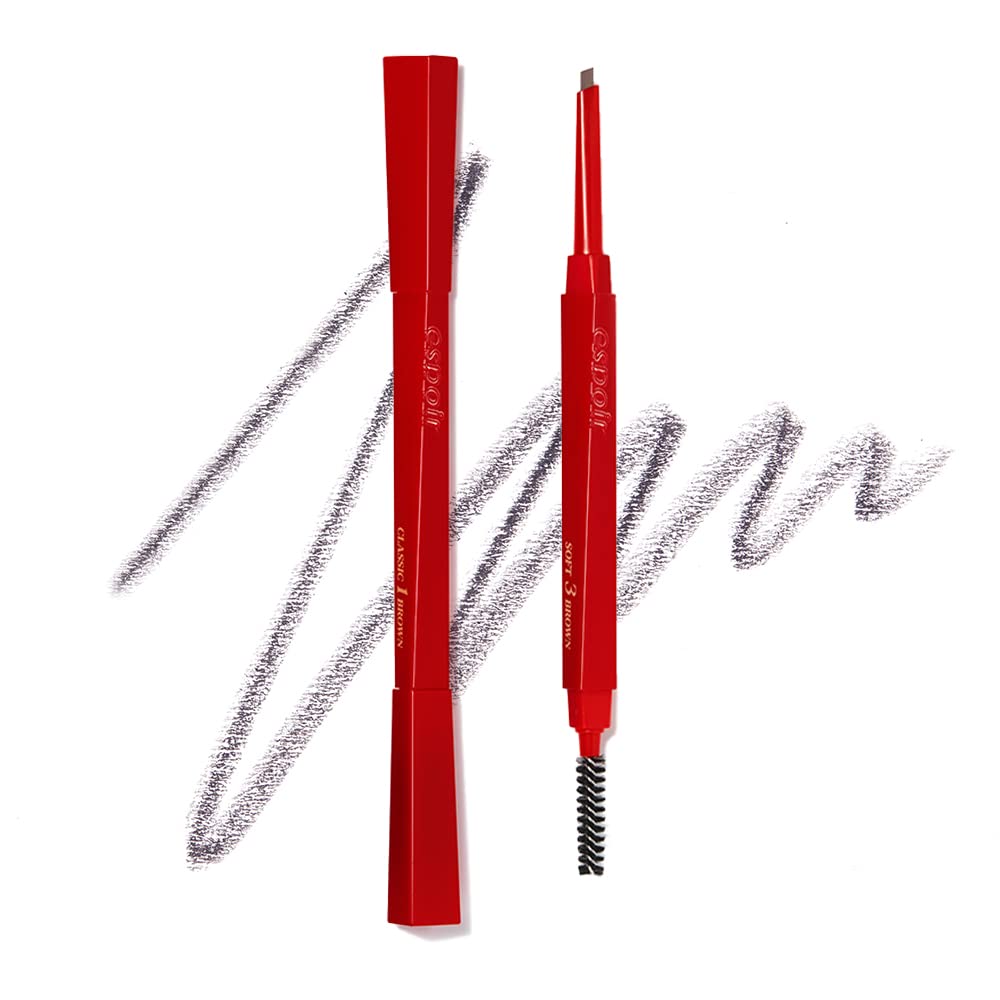 Espoir Crayon Sourcils Équilibre 4 Châtain Cendré, tracé fin et naturel.