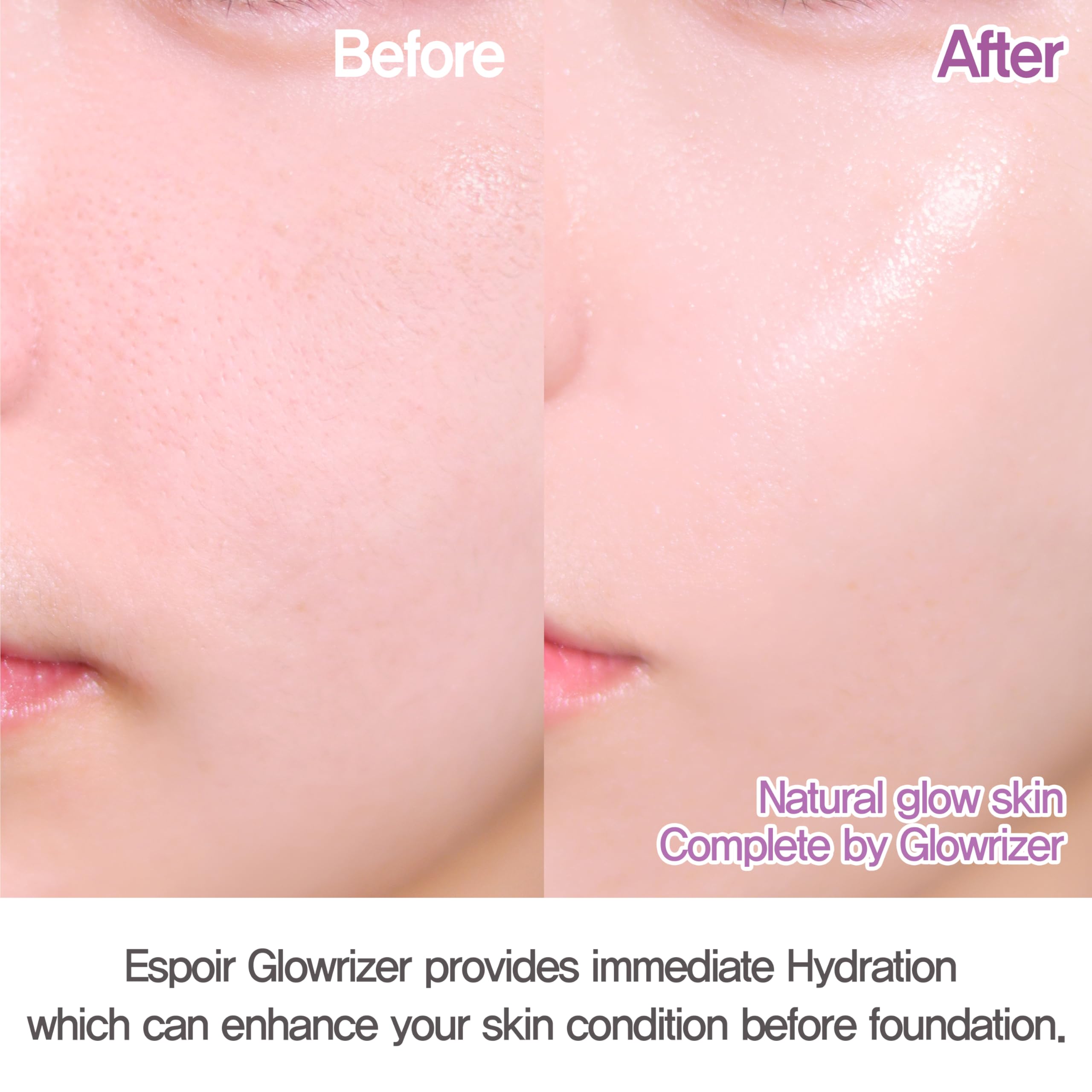 Espoir Glowrizer texture-meltante : absorption rapide et peau lisse