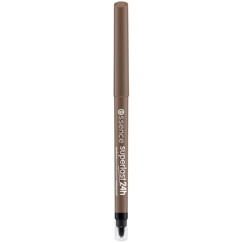 Brosse silicone Essence Superlast pour estomper et obtenir une finition naturelle sur les sourcils.
