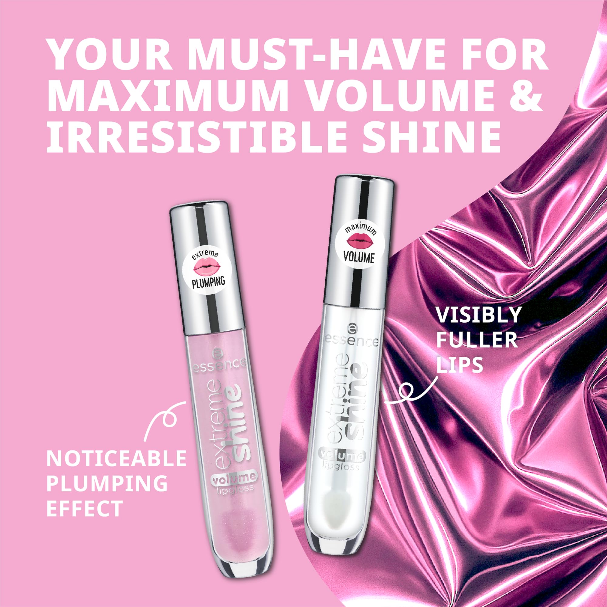 Essence Extreme Shine Lip Gloss 102 swatch for dazzling shine and party-ready lips