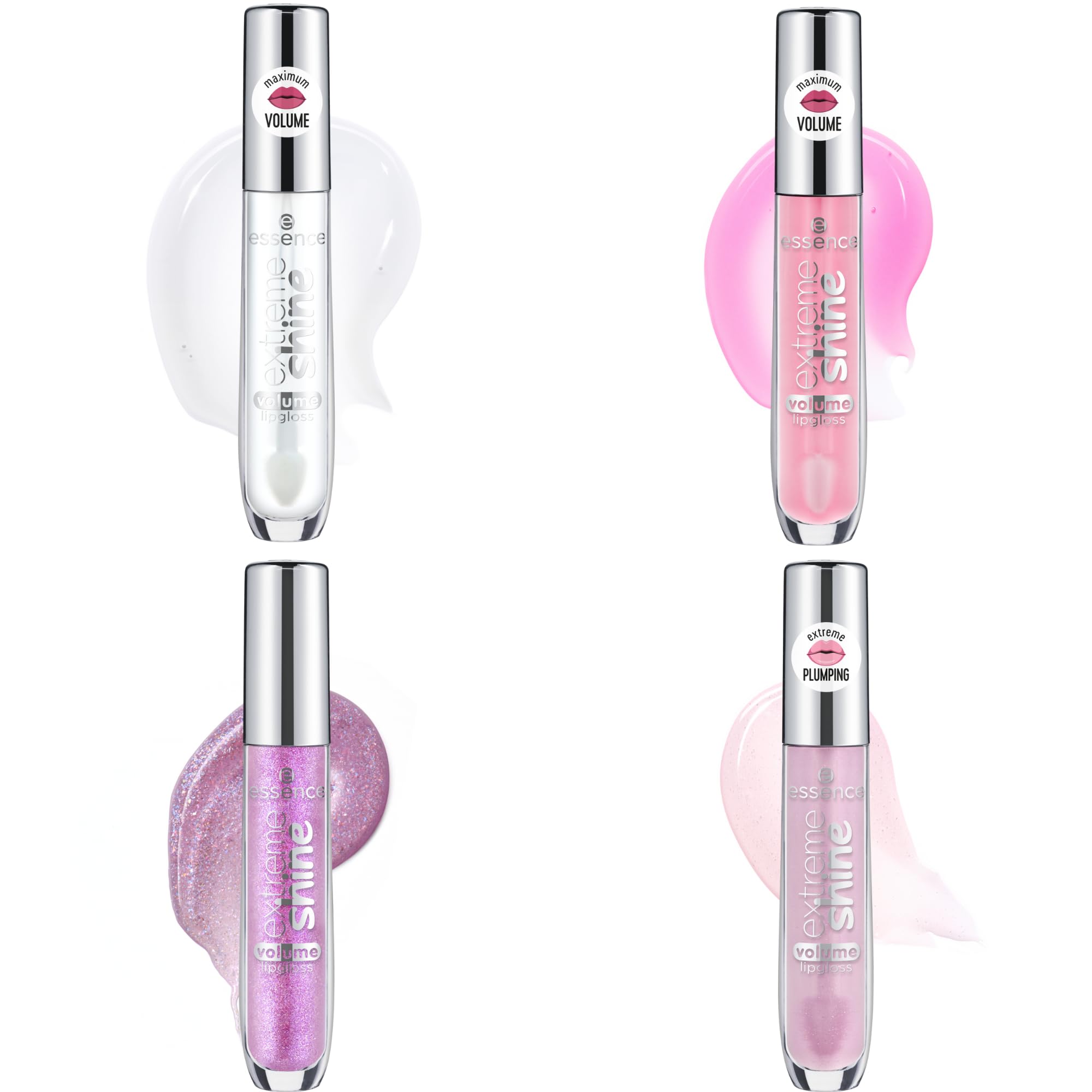 Essence Extreme Shine Lip Gloss set packaging in festive winter design