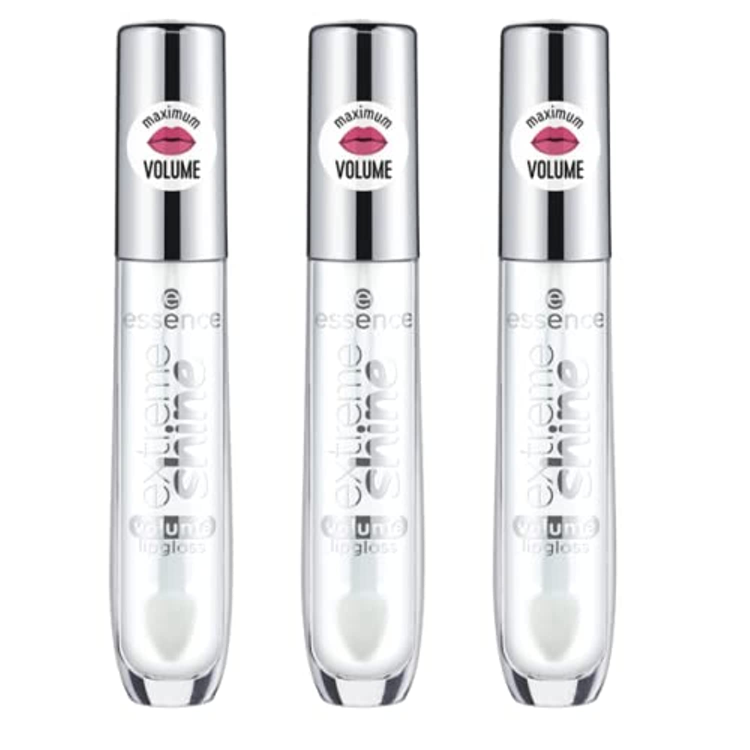 Essence Gloss Extrême Brillance — bouteille lumineuse pour un fini miroir sur les lèvres.