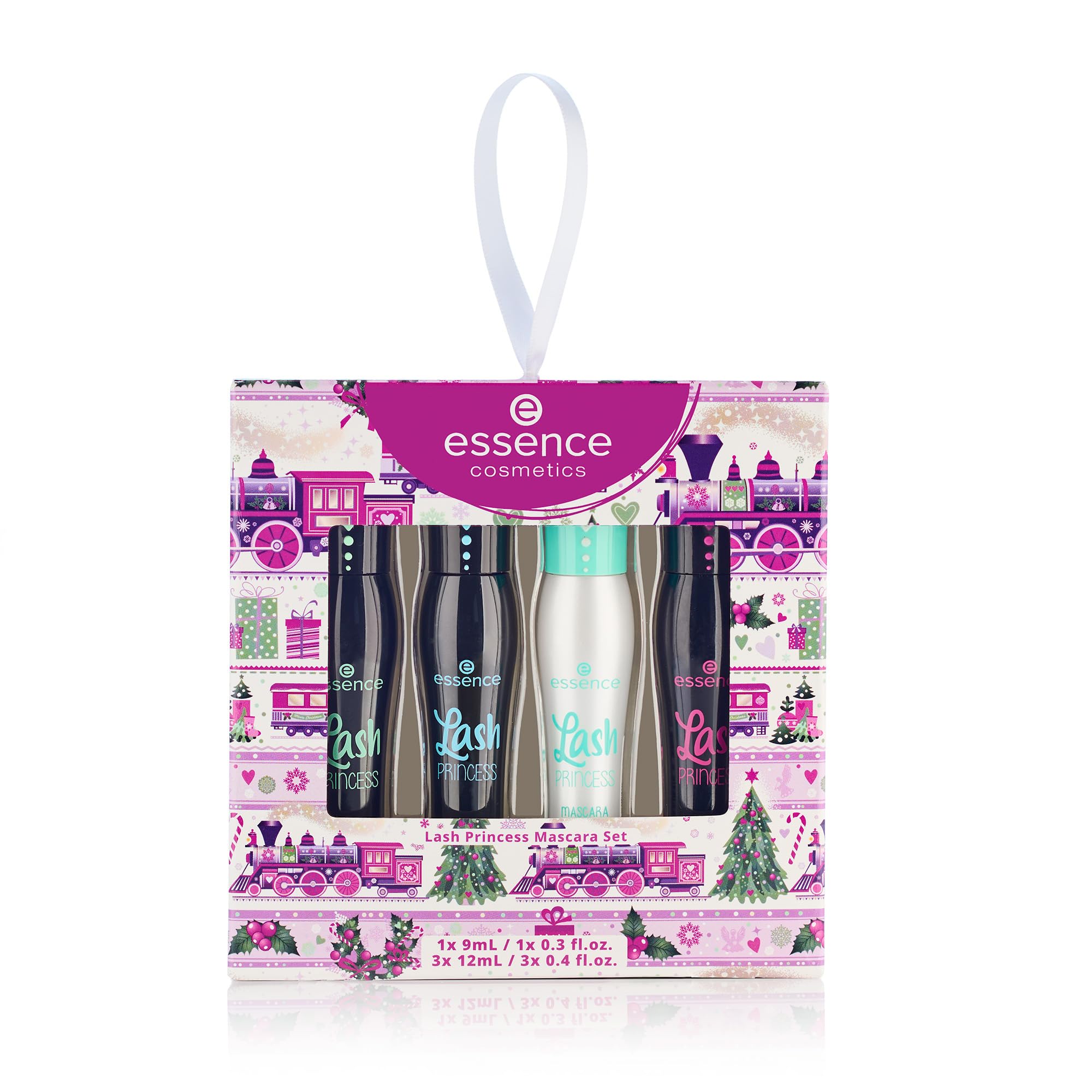 Essence Lash Princess coffret Noël avec emballage festif, cadeau idéal.