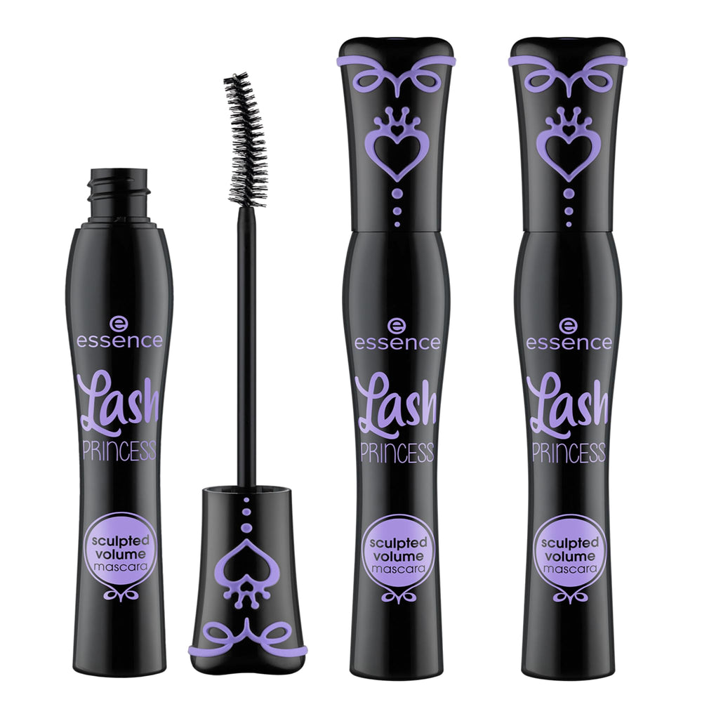 Essence Lash Princess Sculpted Volume Mascara – packaging pratique pour réduire les emballages.