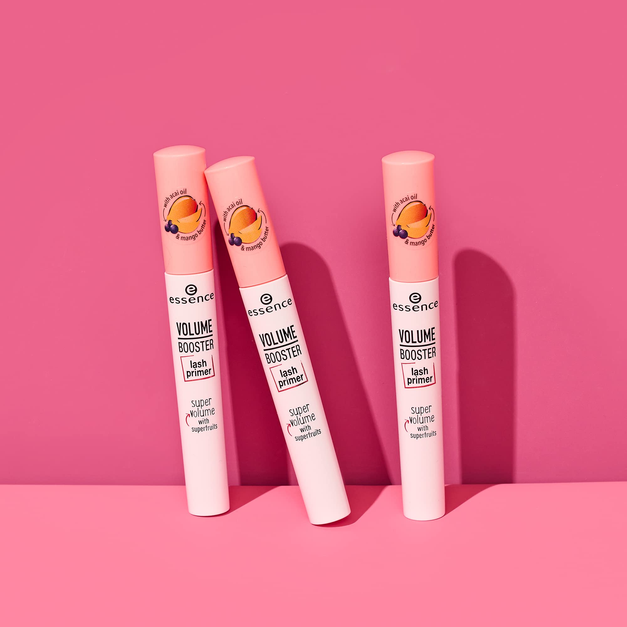Essence Volume Booster Primer Mascara, réalisée en Italie avec qualité garantie.