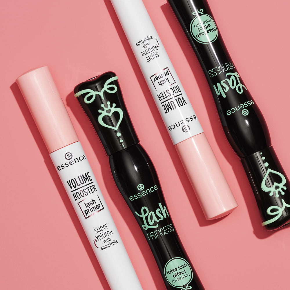 Essence Volume Booster Primer Mascara, non testé sur les animaux et vegan.