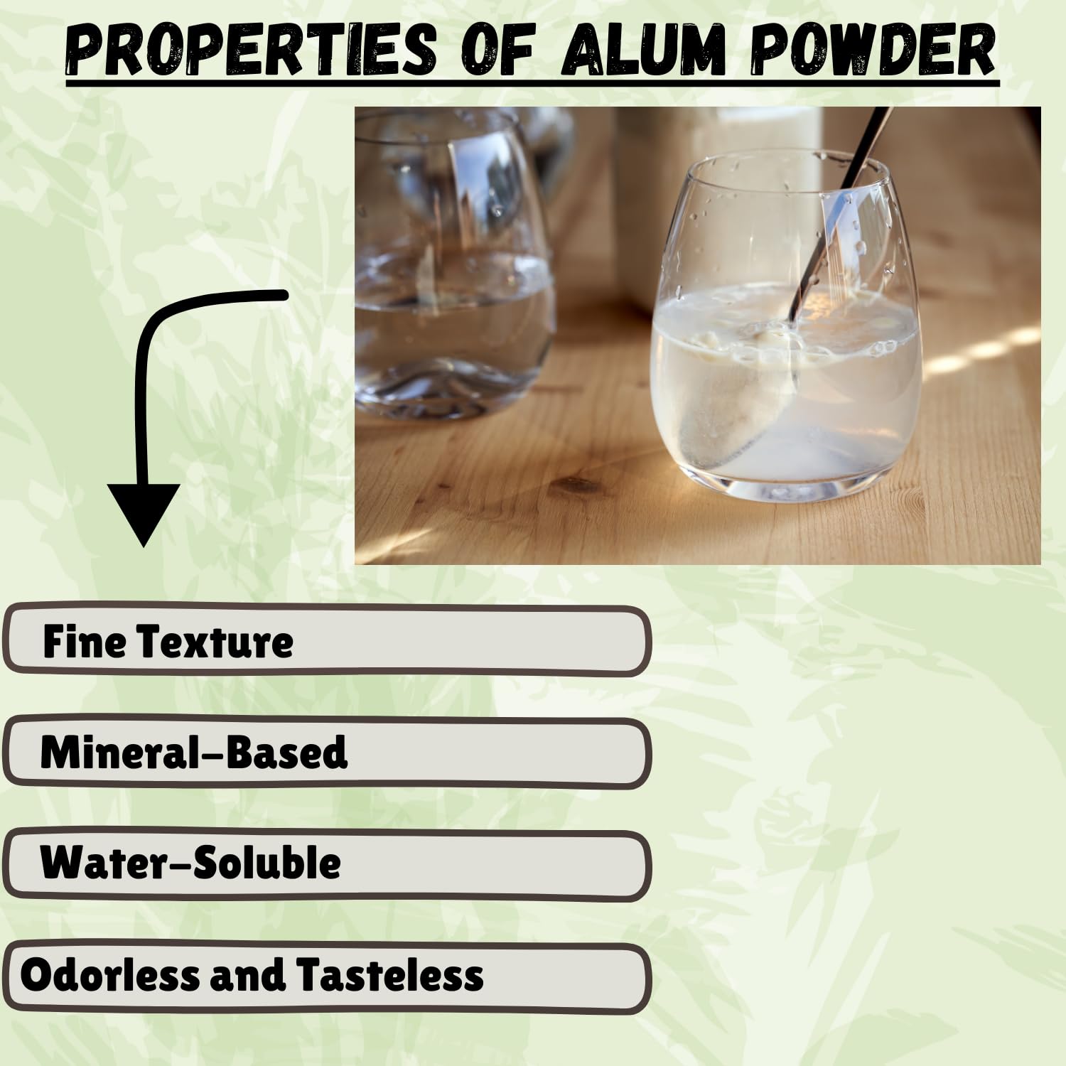 Poudre d’alun Essencea en vrac, économie pour usages répétés.