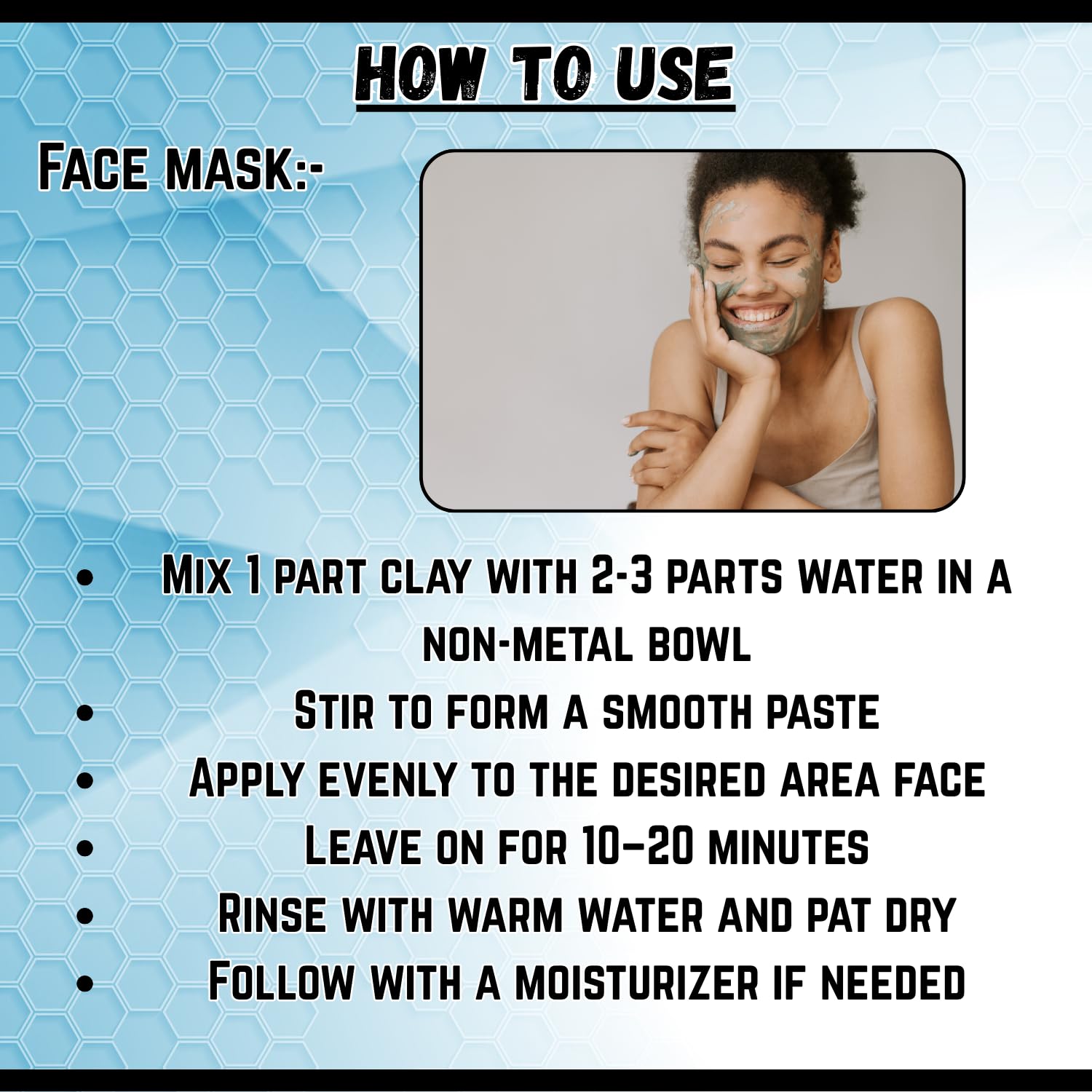 Essencea application masque bentonite – texture fine et sensation apaisante.