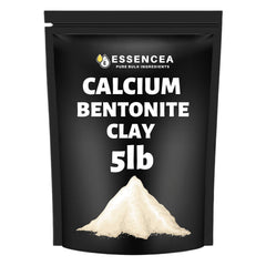 Essencea Calcium Bentonite – poudre pure pour un nettoyage en profondeur de la peau.