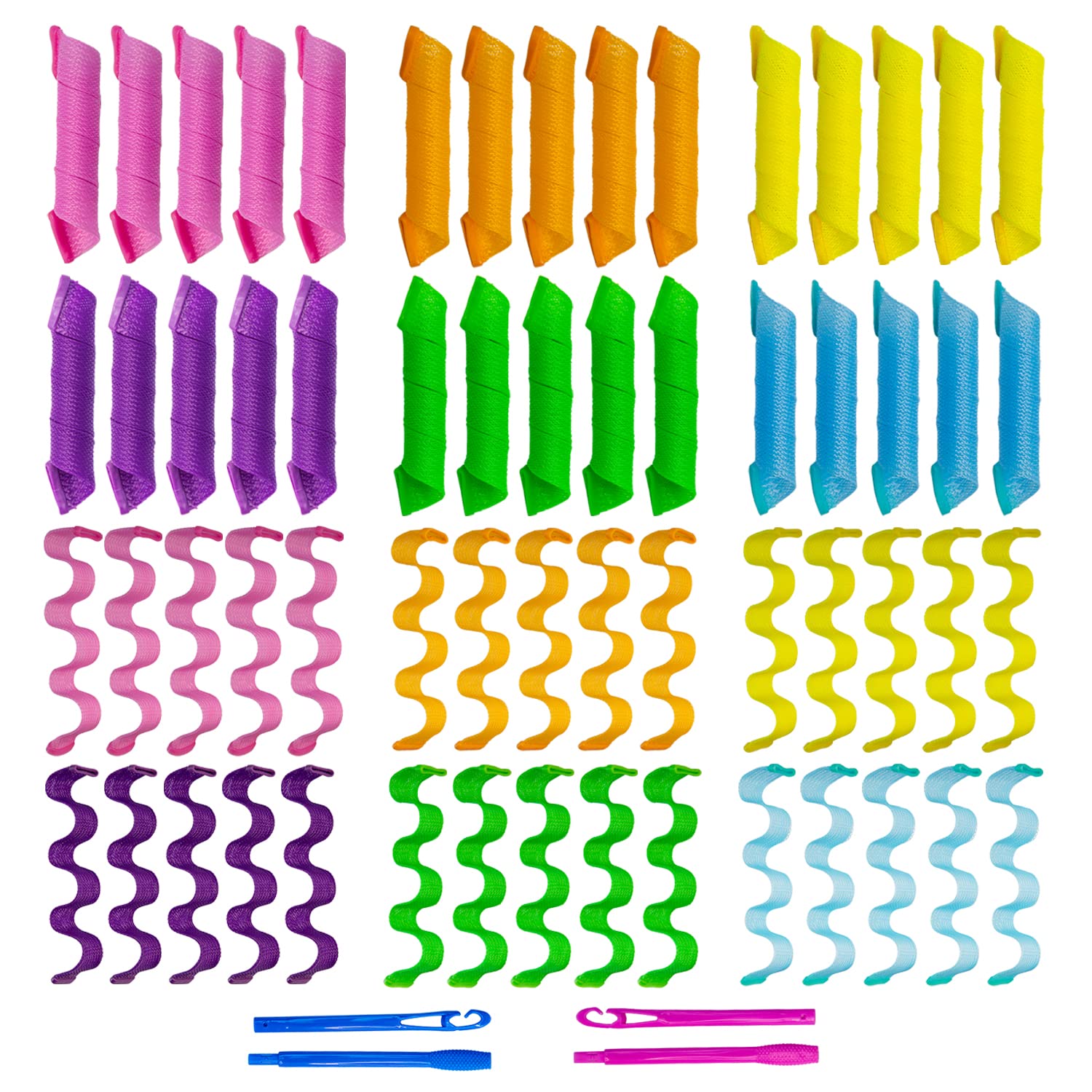Essenergi boucles sans chaleur en spirale pour une mise en forme rapide.