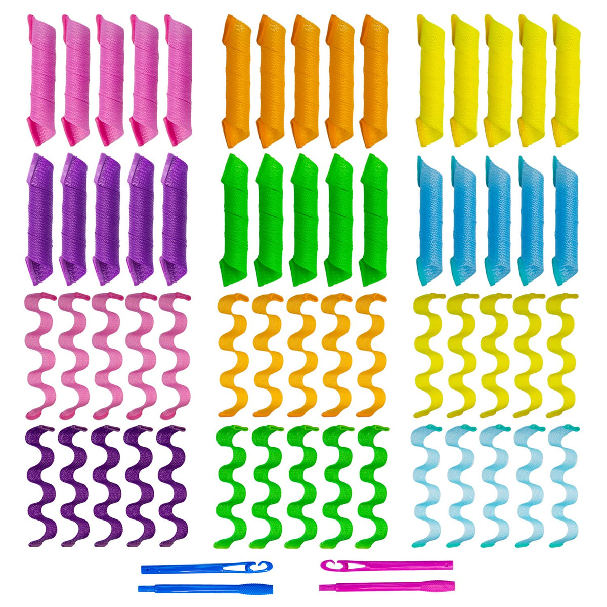 Essenergi boucles sans chaleur en spirale pour une mise en forme rapide.