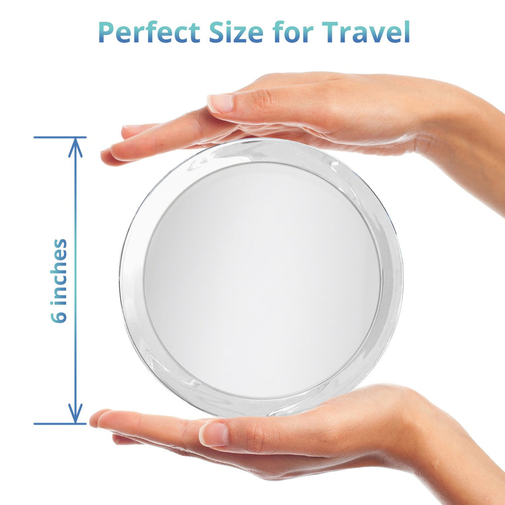 Miroir Essential Skin Solutions 6 pouces, grand champ de vue.