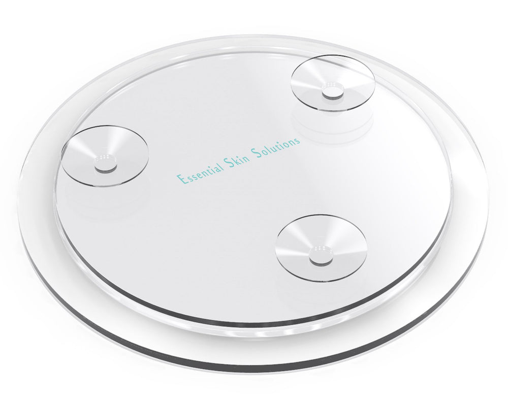 Miroir Essential Skin Solutions portable pour les voyages.