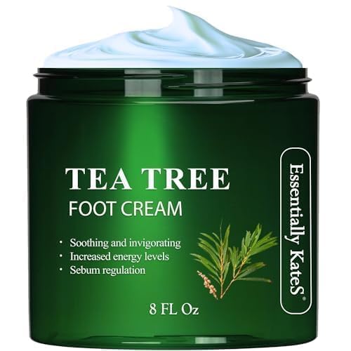 Essentially KateS Crème Pieds Arbre à Thé: hydrate et apaise la peau des pieds sensibles.