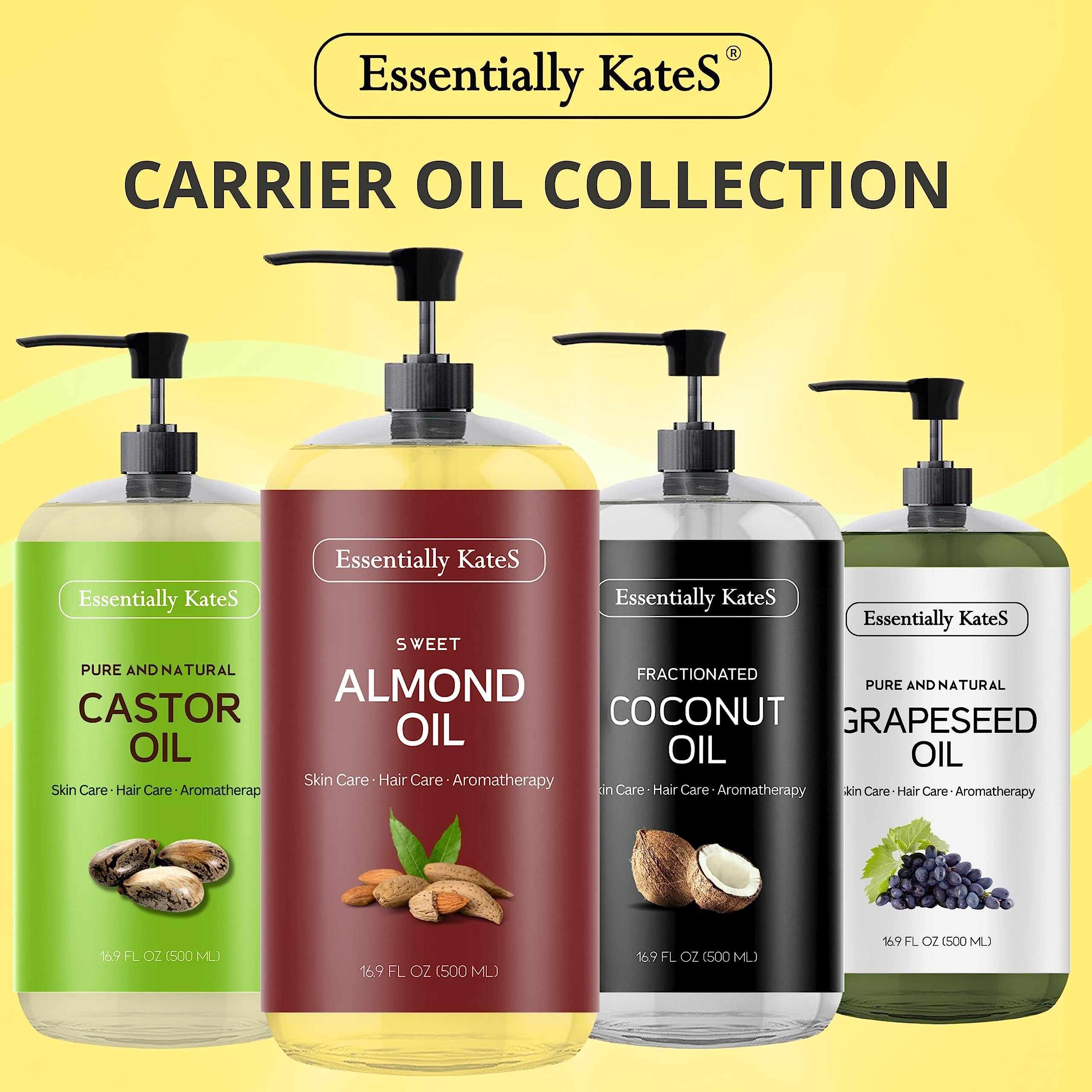 Essentially KateS Huile d'amande douce — extraction douce d'amandes riches en vitamine E