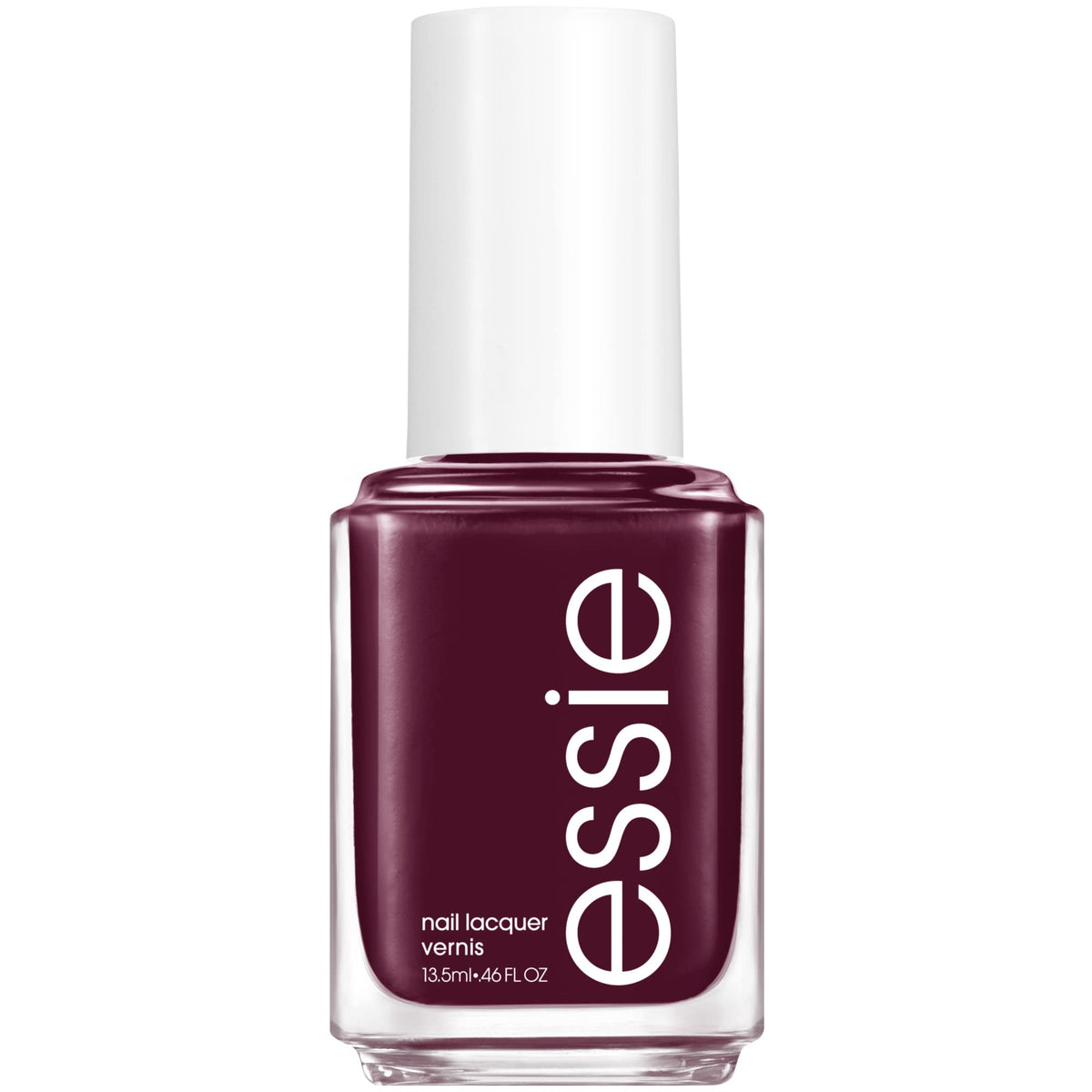 Essie Bahama Mama vernis prune profond offrant une brillance éclatante