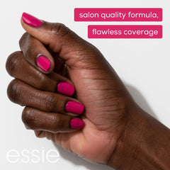 Échantillon essie Bed Rock & Roll sur ongle montrant profondeur couleur.