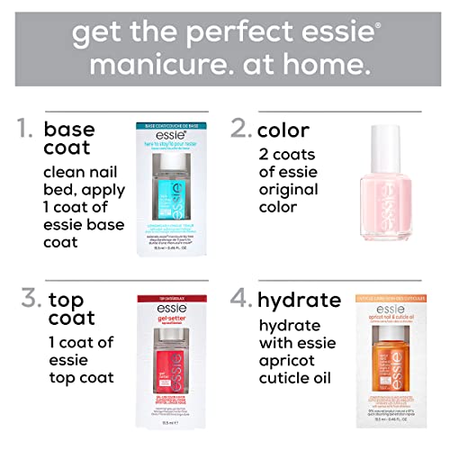 Tenue durable et éclat longue durée avec essie Bed Rock & Roll.