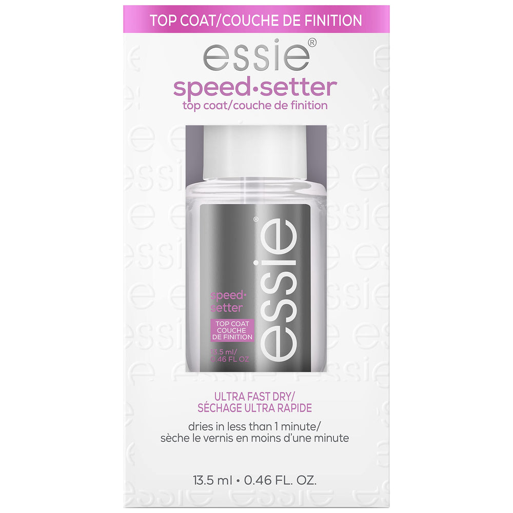 Essie: couche superieure seche rapide, manucure prête en moins d'une minute.