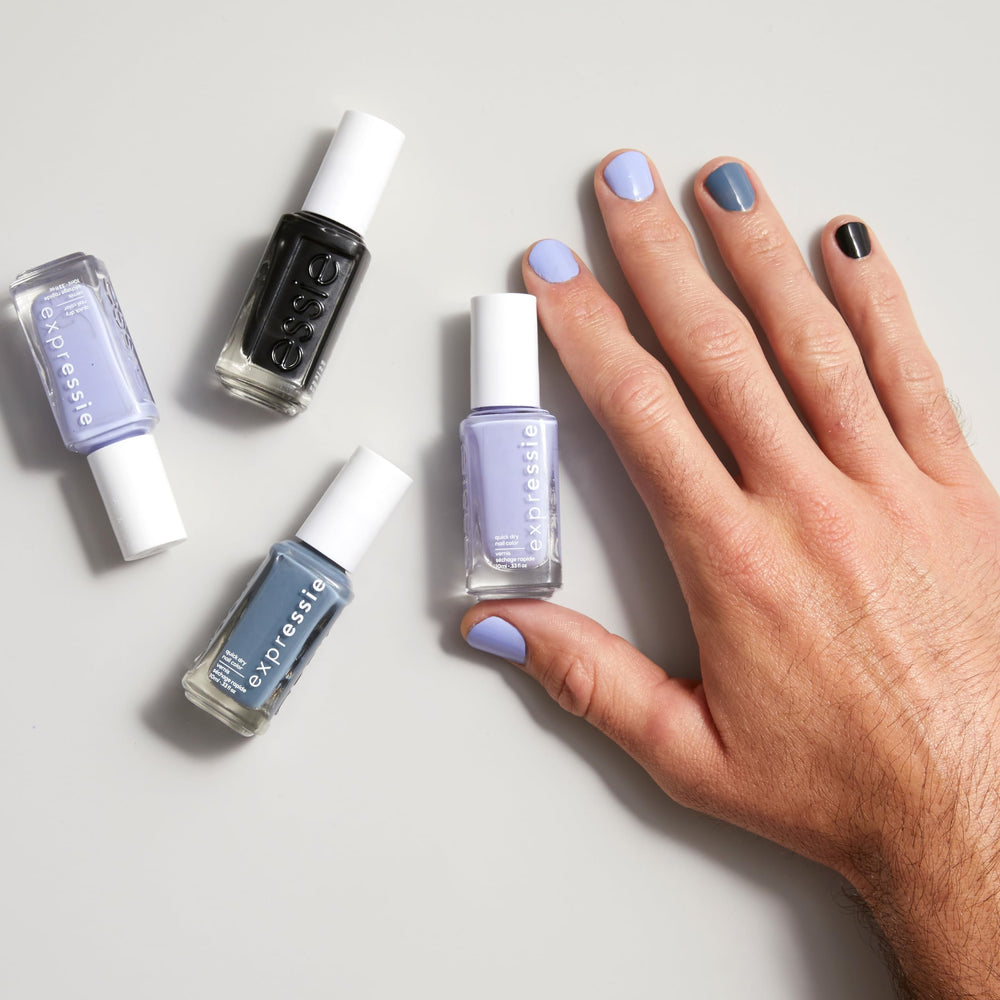 Application rapide d’Essie Expressie sur ongles propres